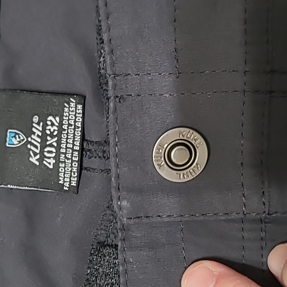 Kuhl Men's Renegade dark grey pants size 40x32 - Picture 4 of 8
